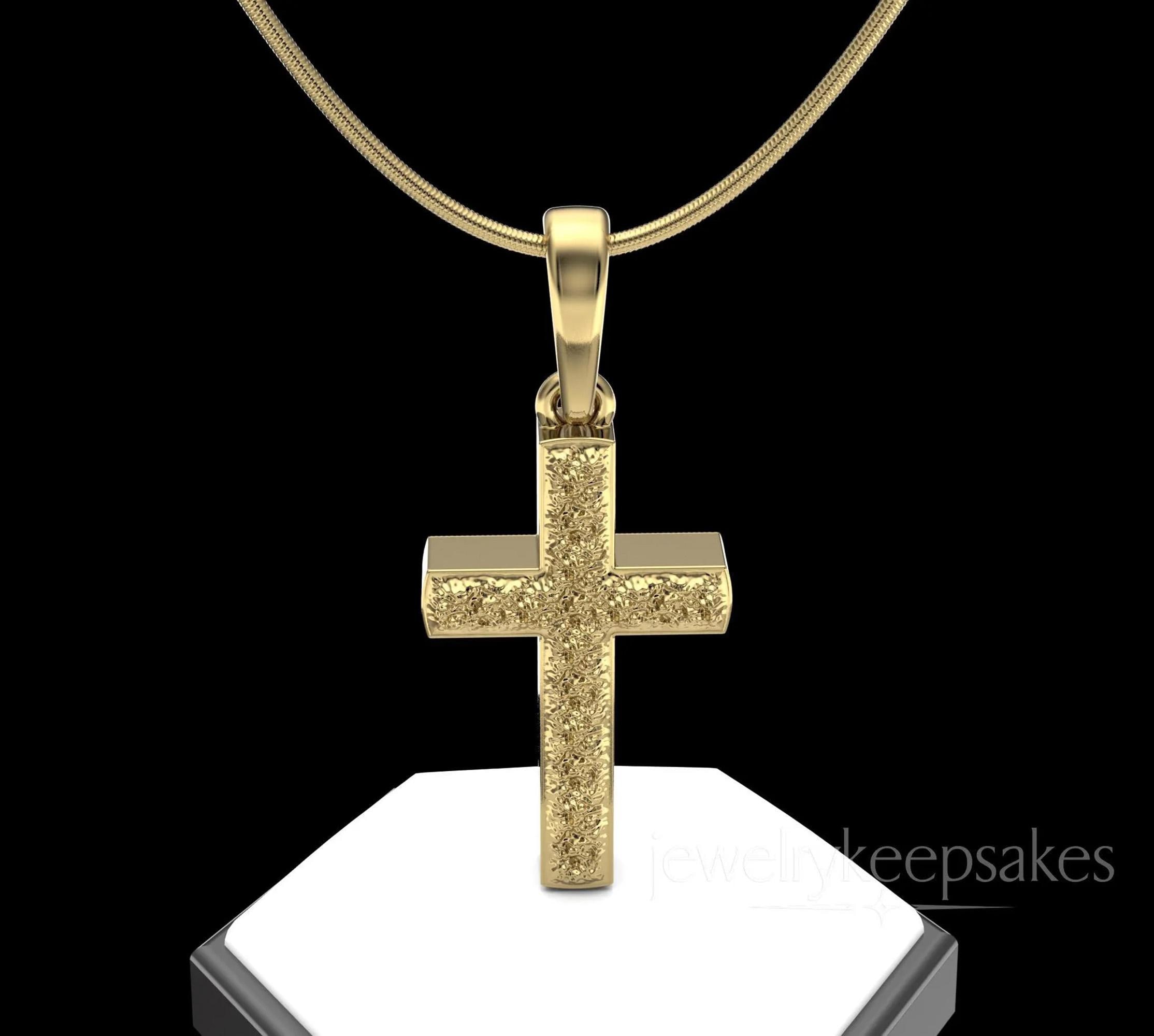 金の遺灰ジュエリー、カスタムテクスチャードクロスの遺灰ジュエリー