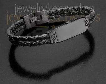 Bracelet de crémation noir Remember Me