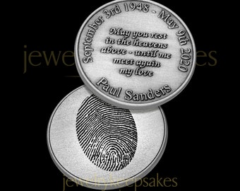 Silver Coins Fingerprint, Silver Coin With Fingerprint, Coins Silver Fingerprint, Fingerprint Coin Silver, 1oz Silver Coin With Fingerprint