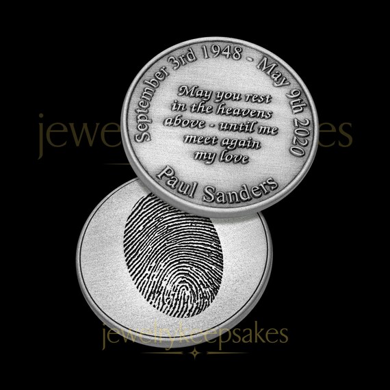 Silver Coins Fingerprint, Silver Coin With Fingerprint, Coins Silver Fingerprint, Fingerprint Coin Silver, 1oz Silver Coin With Fingerprint