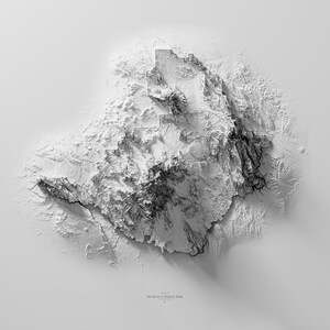 Big Bend National Park - Texas - Monochromatic