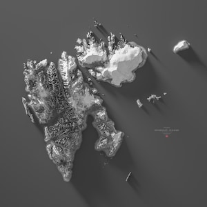 Spitzbergen (Svalbard) - Norwegen - Monochrom