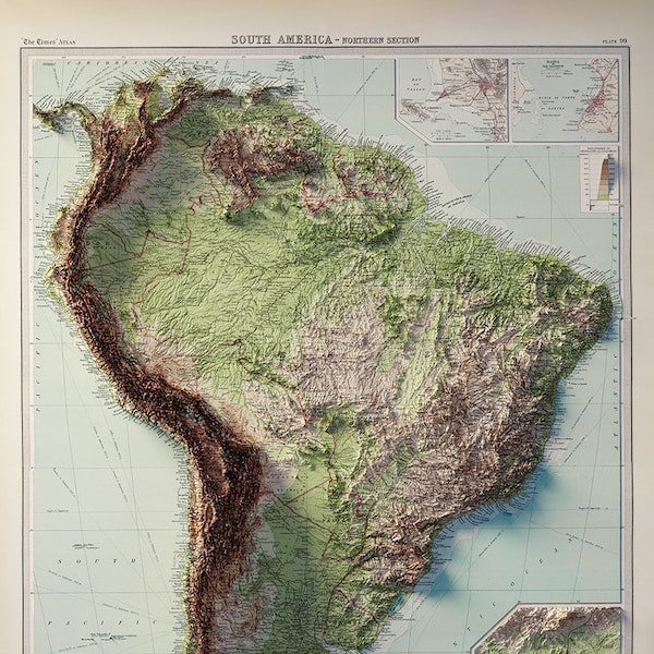 Südamerika - Topographie
