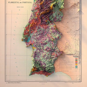 Portugal - Carta Agricola e Florestal