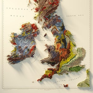 British Islands - Geological Map