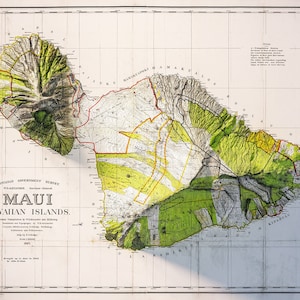 Hawaii - Insel Maui - Topografie