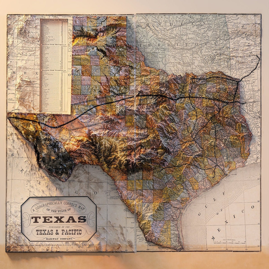 Texas - Geography - Etsy Israel, image size:1080x1080