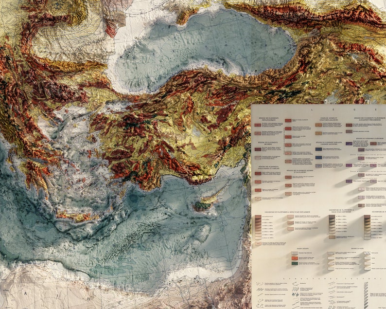 Europe Tectonic Relief & Bathymetry zdjęcie 6