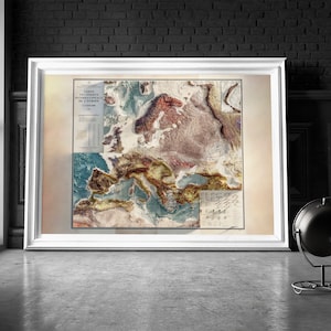Europe Tectonic Relief & Bathymetry zdjęcie 3