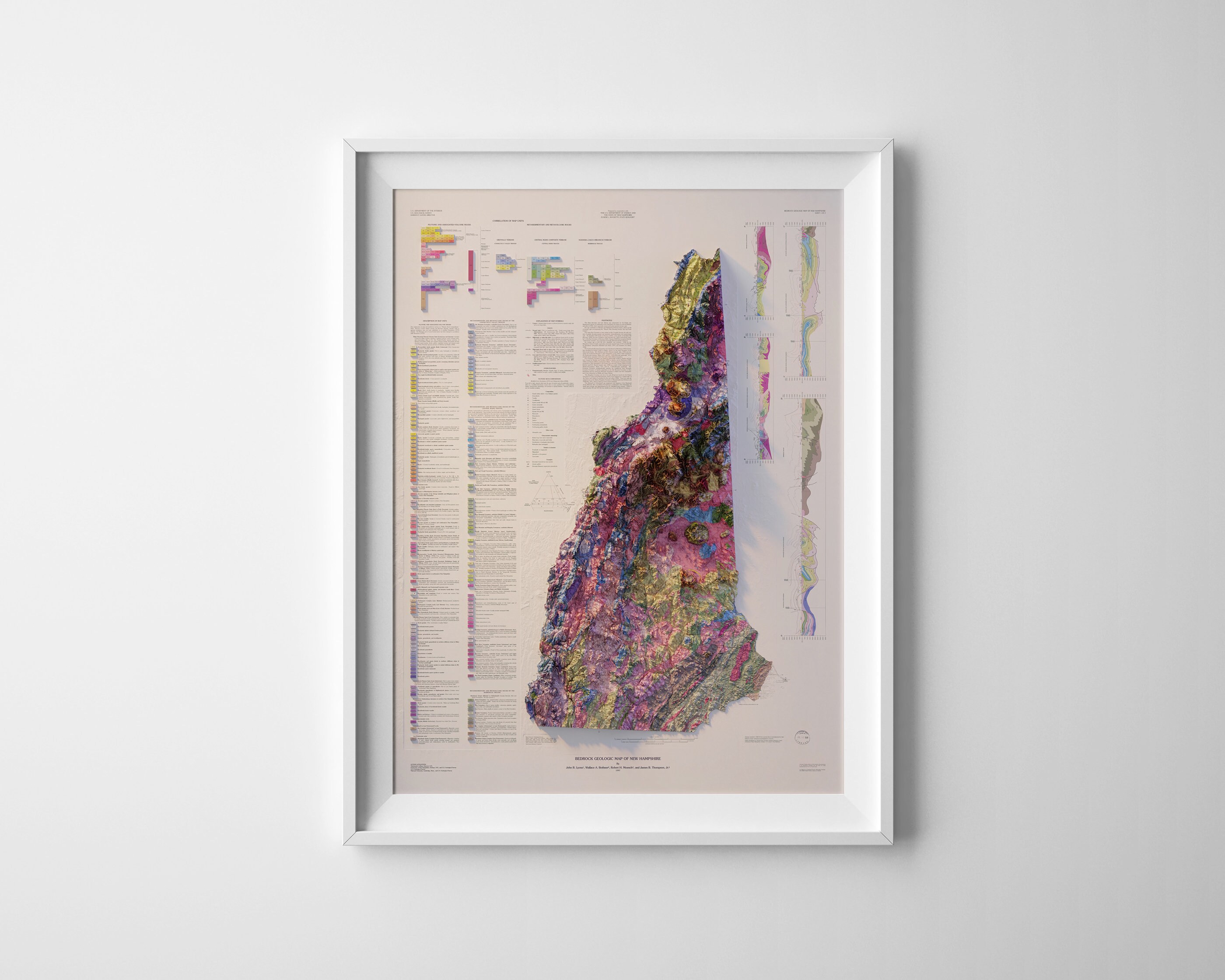 New Hampshire - Geology - Etsy