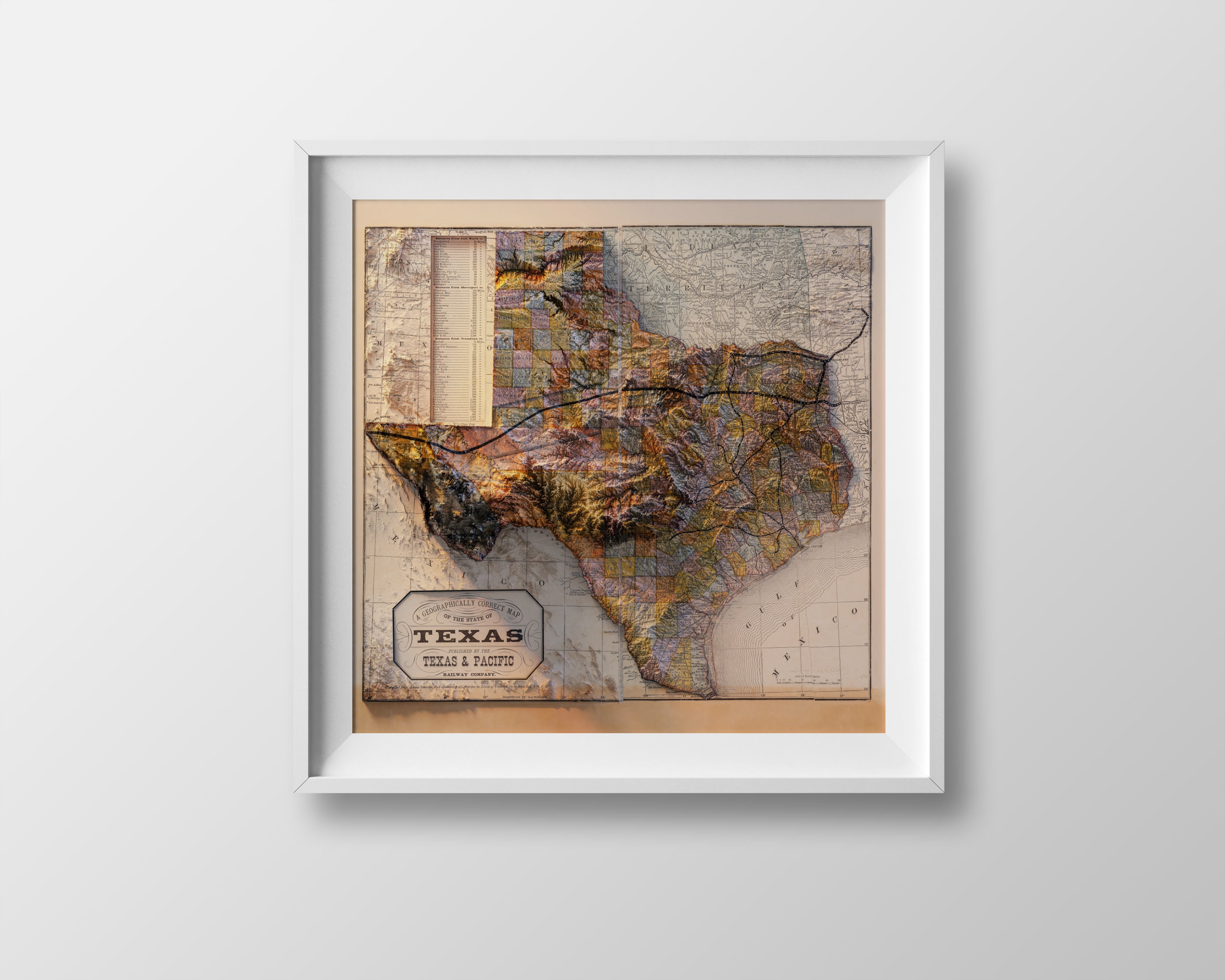 Texas - Geography - Etsy Israel, image size:2800x2240