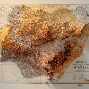Nigeria - Topography & Roads