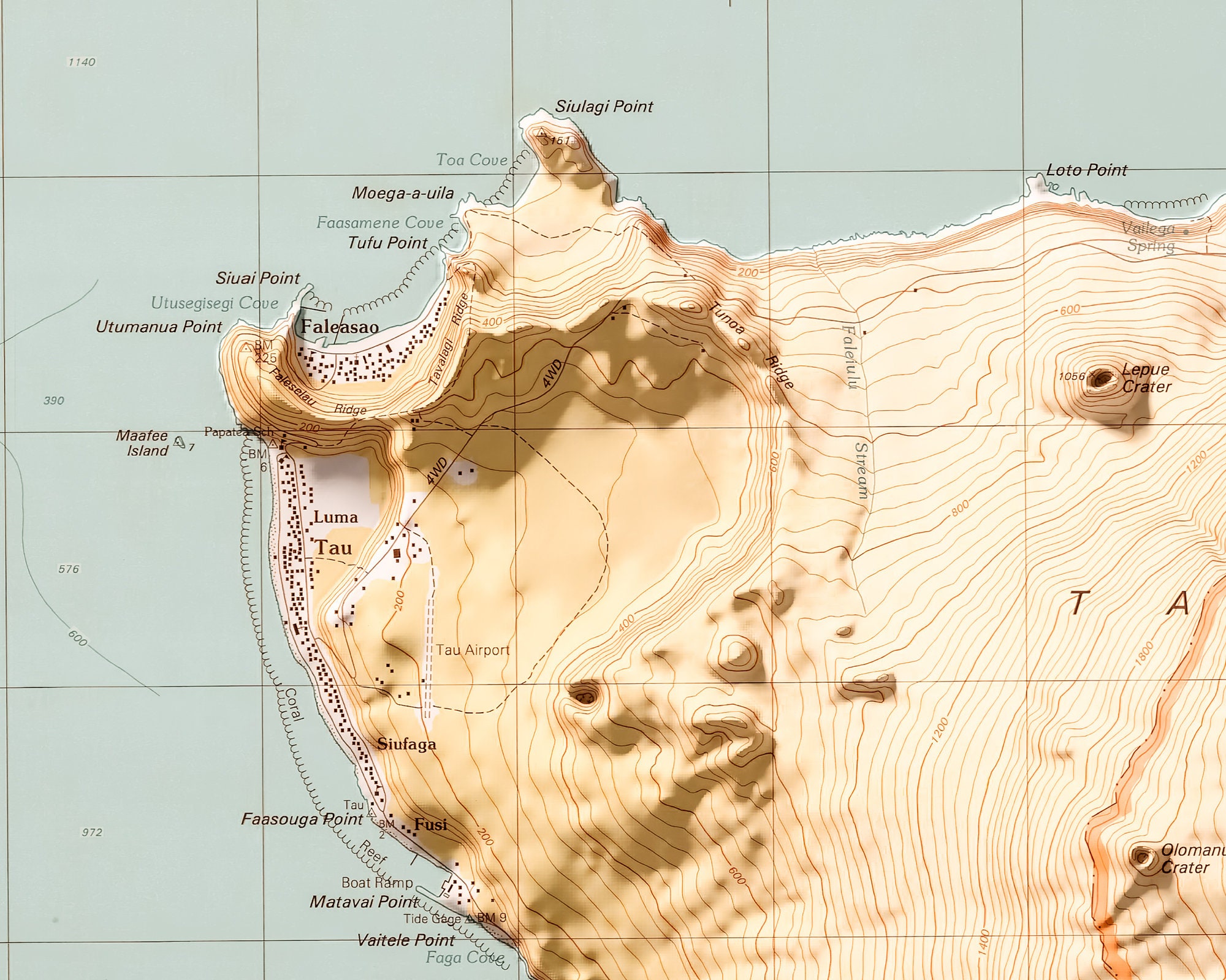 American Samoa Pacific Islands Manua Islands East Tau Etsy