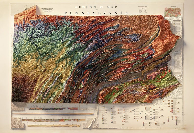 Pennsylvania Geology Etsy
