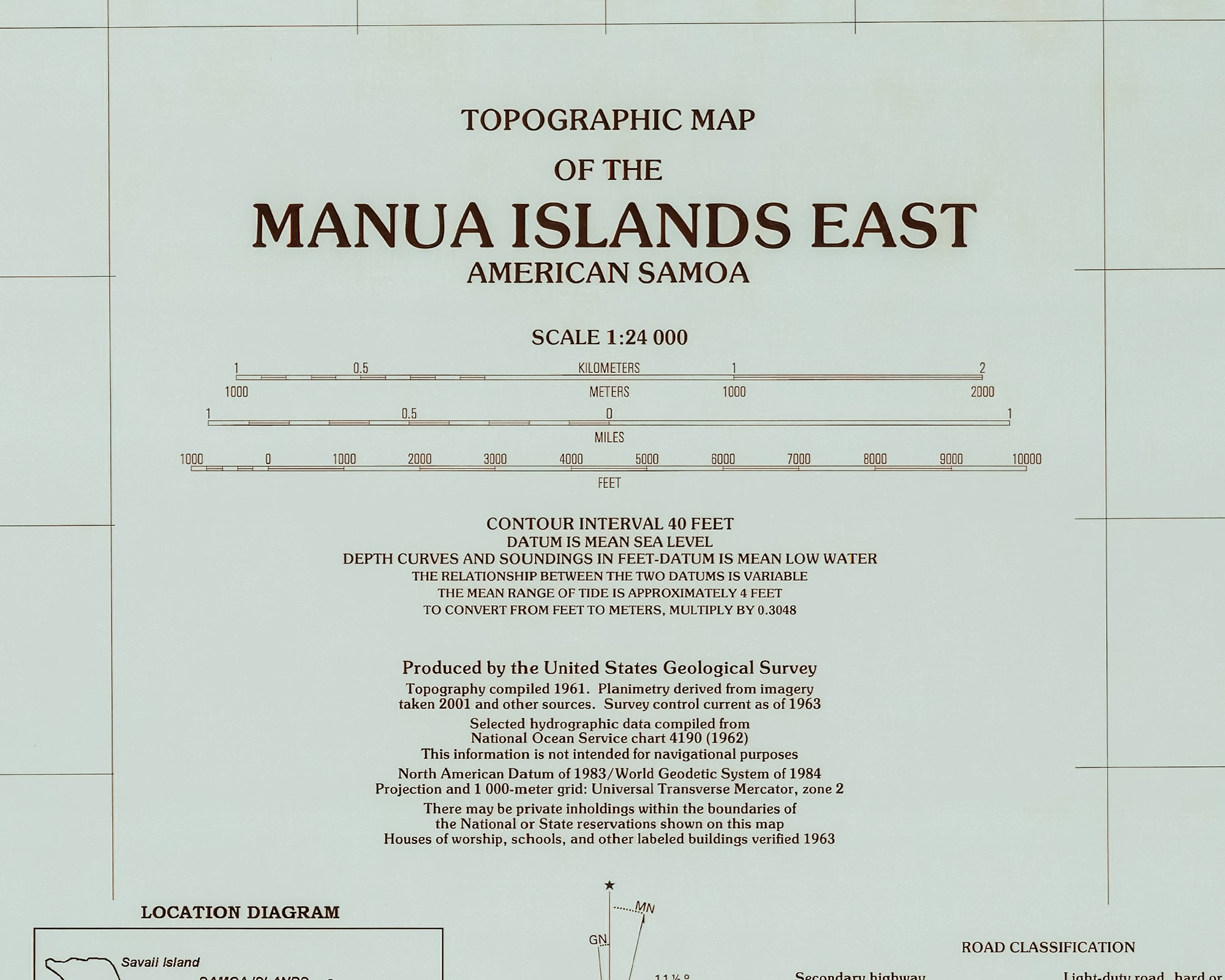 American Samoa Pacific Islands Manua Islands East Tau Etsy