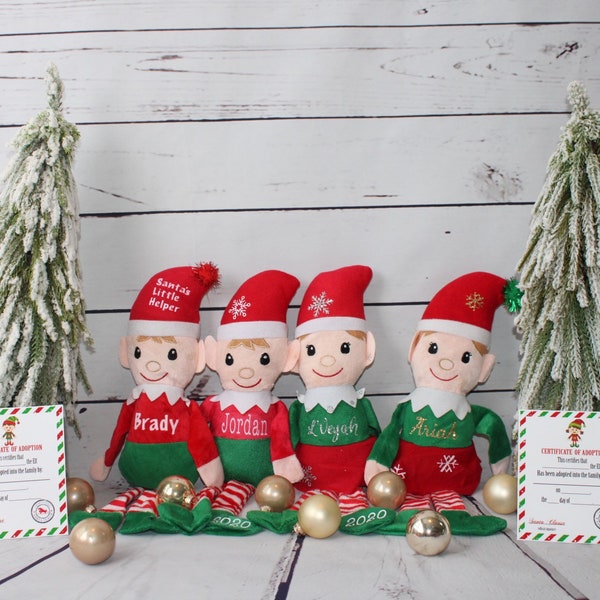 Personalized Elf Plush