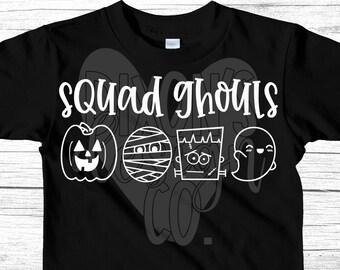 Squad ghouls svg | Etsy