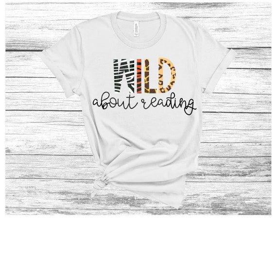 Download Wild About Reading Svg Teacher Svg Teacher Shirt Etsy