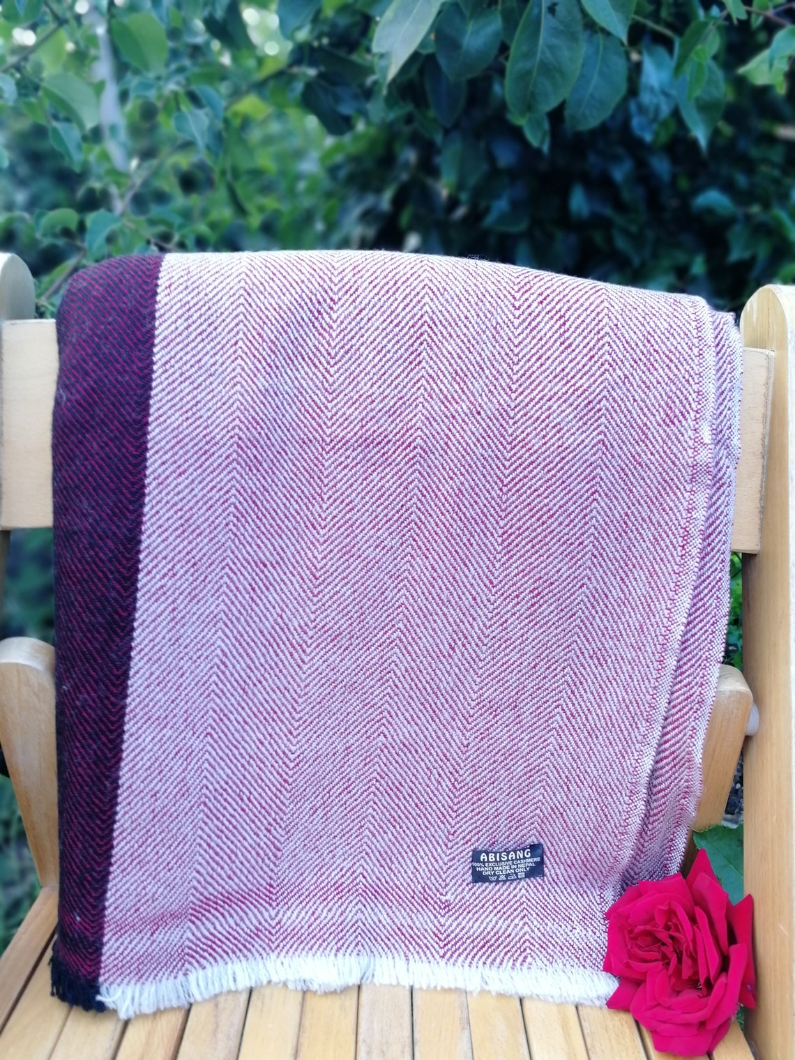 Blankets 100 Cashmere Handwoven Nepalese Handmade in NEPAL Etsy