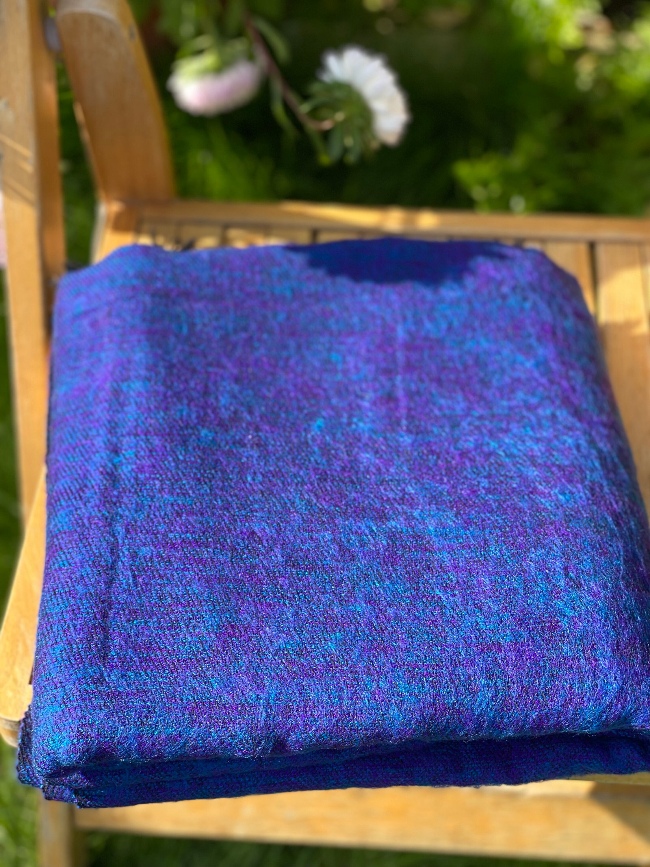 Yak Wool Nepalese Blanket Soft Handmade Large Scarf Wrap Oversized Shawl/throws Wrap Himalayas