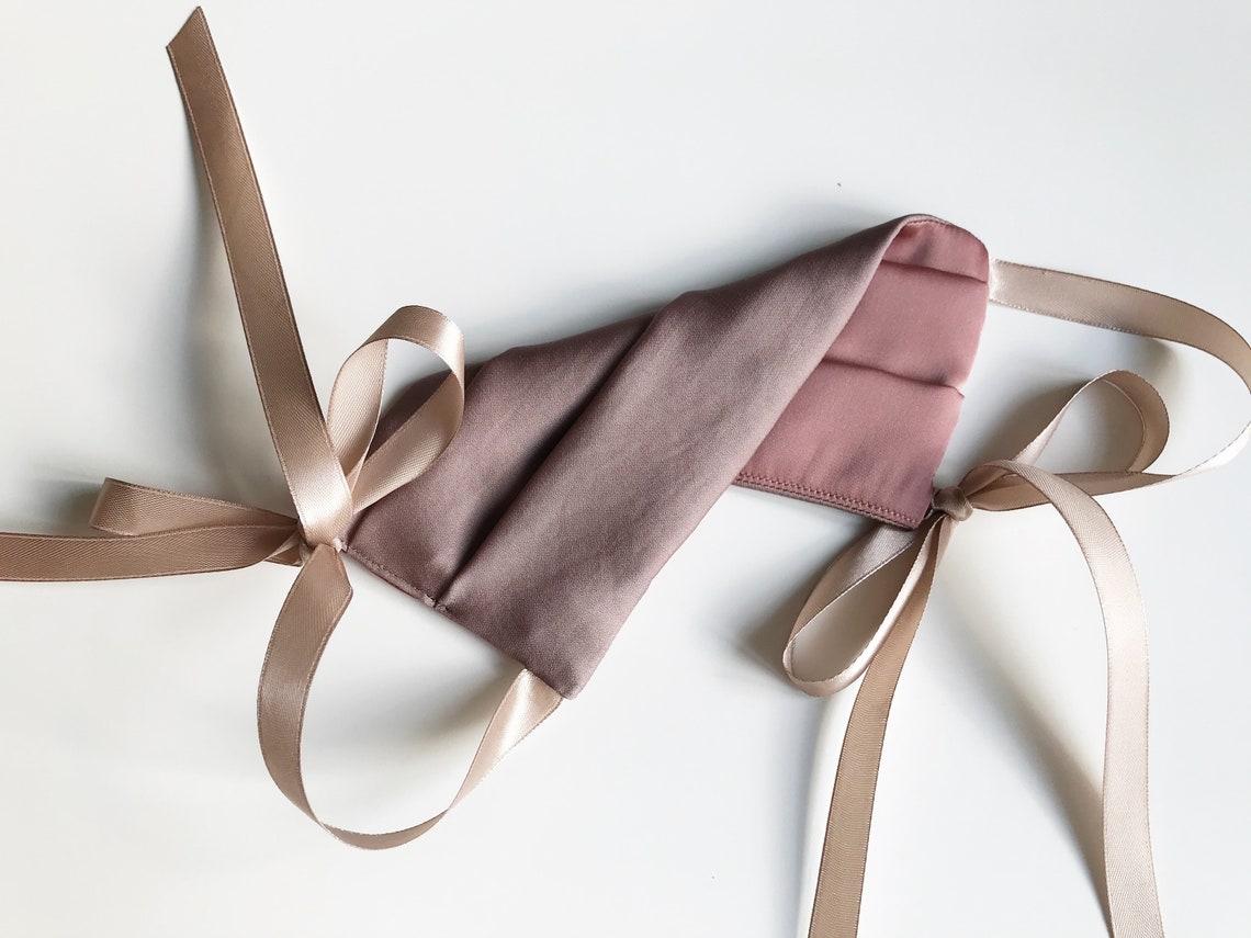 Silk Face Mask Washable Fabric Mask Double Layered Cloth Etsy