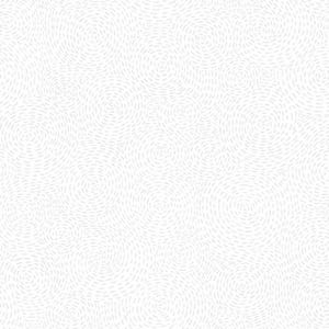 May include: White background with a pattern of small, gray circles made of tiny lines. The circles are overlapping and create a textured effect.