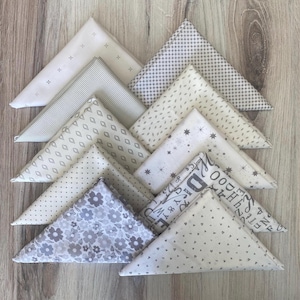 Low Volume, White and Grey Fat Quarter Bundle