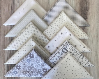 Low Volume, White and Grey Fat Quarter Bundle