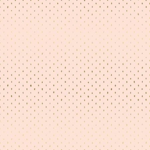 CS101-BL5M Cotton+Steel Basics - Stitch and Repeat - Blush Metallic Fabric