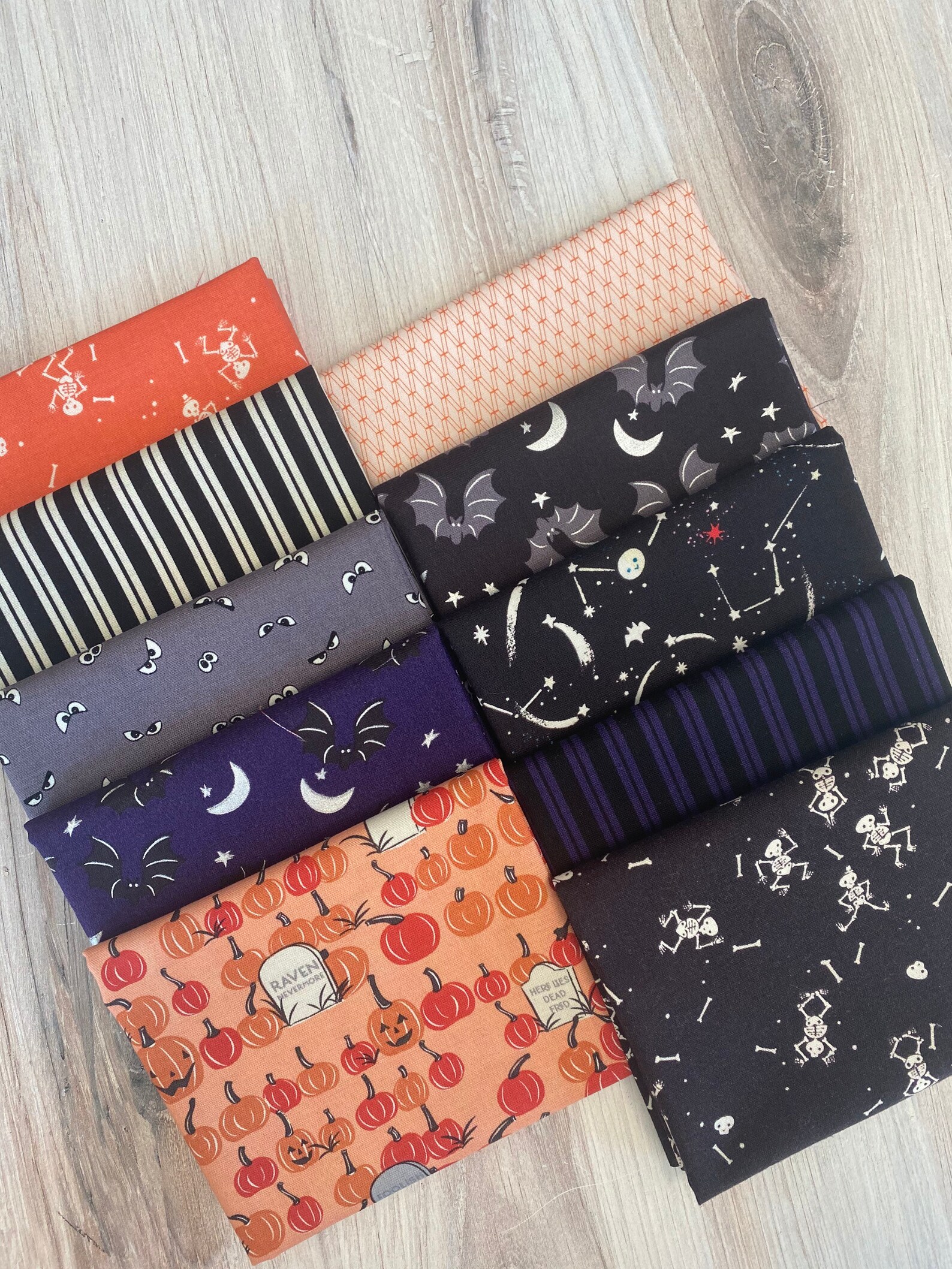 Riley Blake Halloween Fat Quarter Bundle Etsy