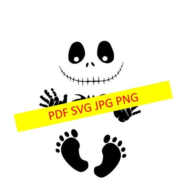 Baby Jack Skellington Svg - Etsy