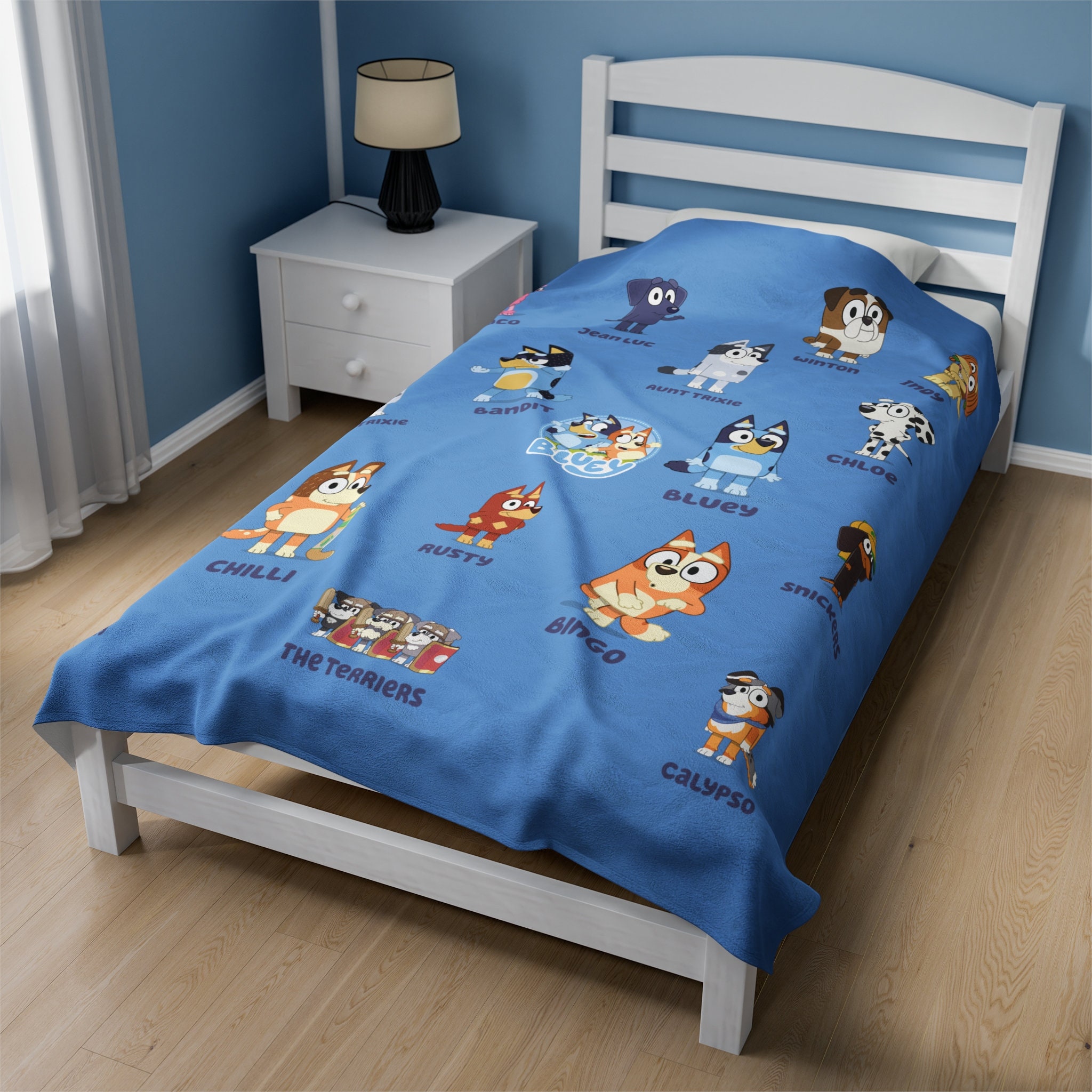 BlueyDad Blanket, BlueyDad Family Blanket sold by Iris Contemporary