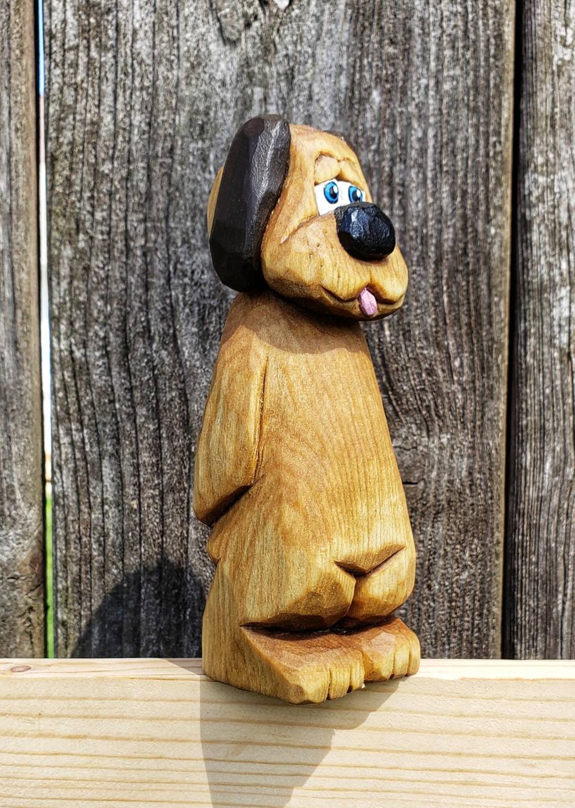 Holzschnitzerei Walter Hund Hundefigur Bassholz Etsy