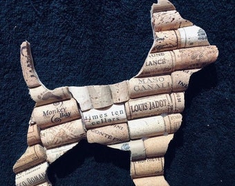 Wine Cork Chihuahua Trivet/Wall Decor