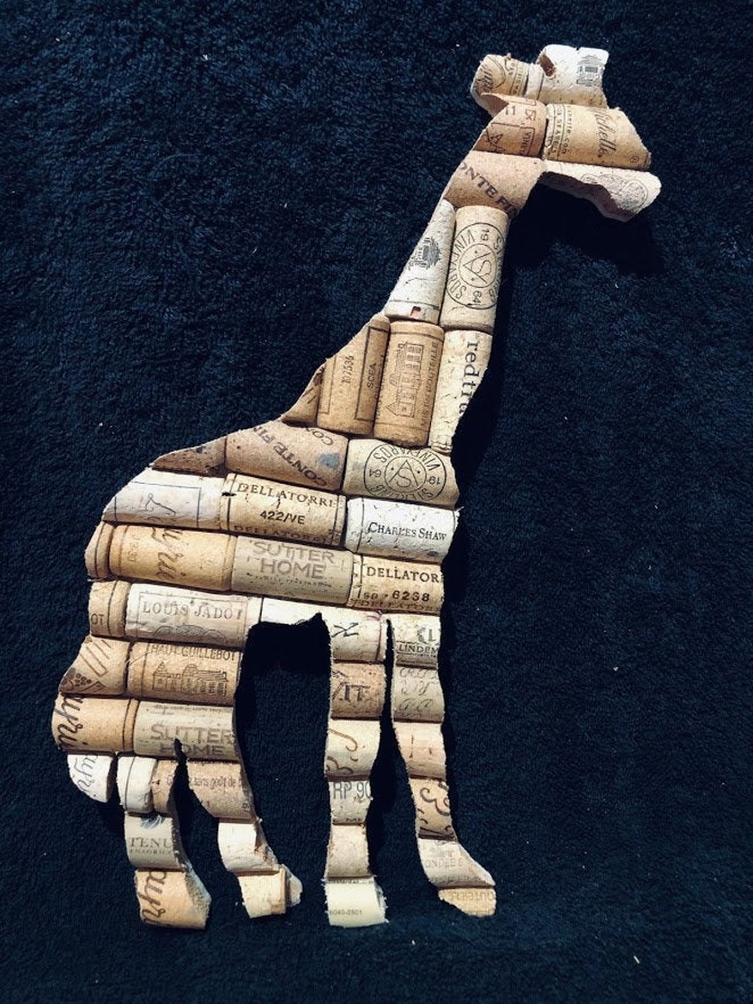 Wine Cork Giraffe Trivet/wall Decor Etsy UK