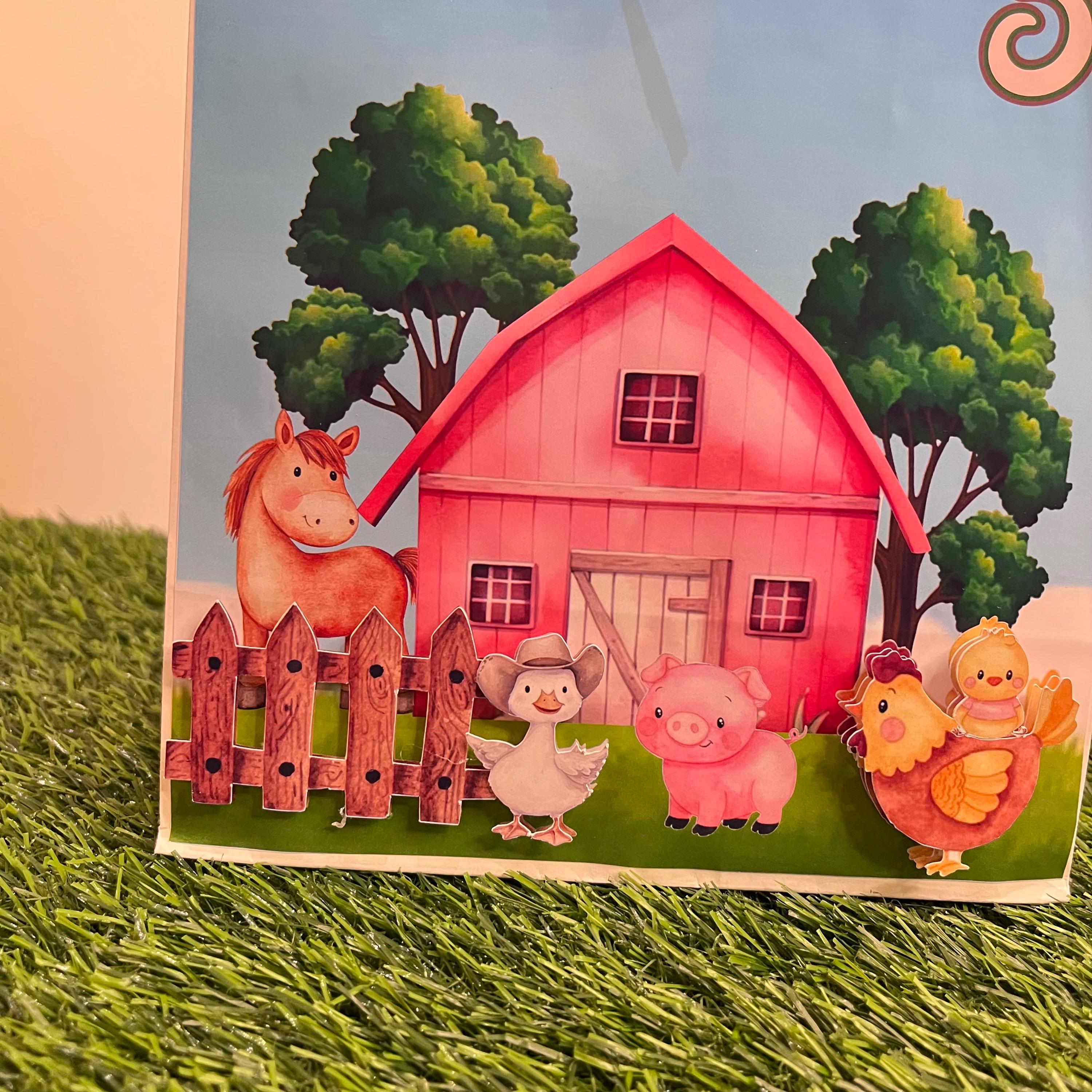 Farm Animals Party Favor Bags: Handmade Barnyard Birthday Goodie Bags ...