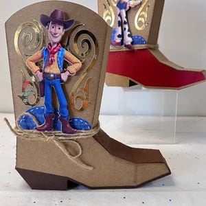 Toy Story Birthday Party Favor Boxes, Woody Inspired Decoration, Toy Story Candy Box, Toy Story Party Decoration, Set of 6