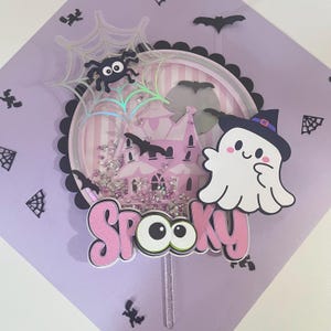 Halloween Tortendeko: Handgemachter Cake Topper