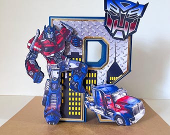 Tranformer 3D letter, Transformers 3D numbers, Transformers letter, 3D letter, Transformers party, Transformers theme party, Transformers