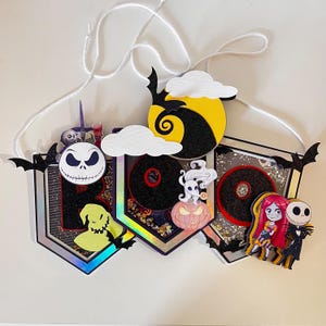 Halloween BOO banner, Halloween banner, Nightmare banner, Boo Banner, Halloween decoration, Halloween decor, Night before christmas banner