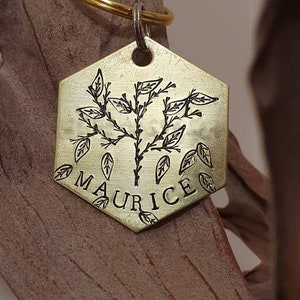 Fall hexagon tag