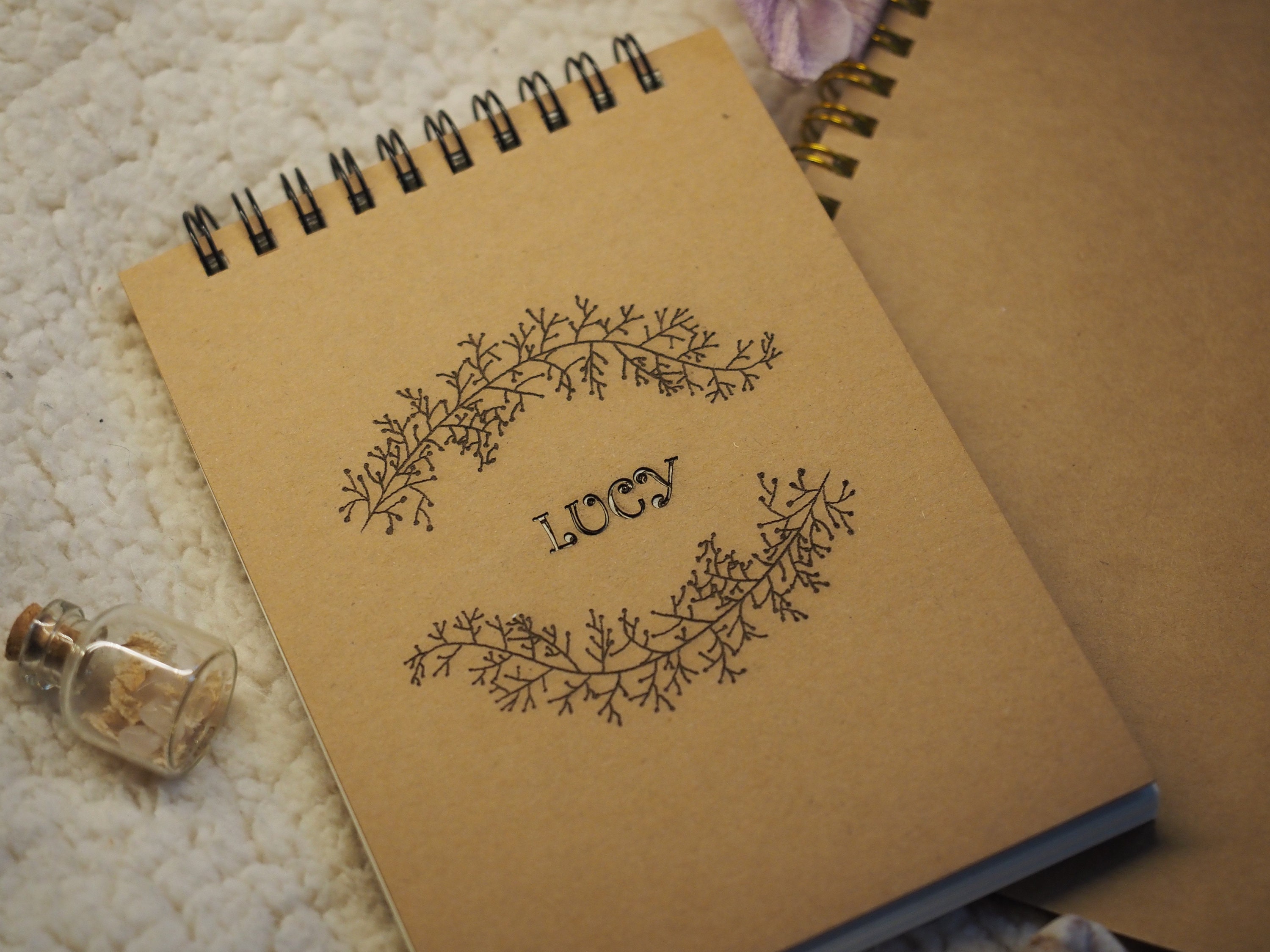 Christmas twigs note book A5/A6
