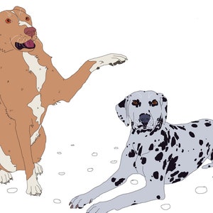 Digital drawing of your pet