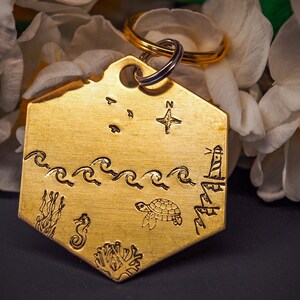 Lighthouse hexagon tag