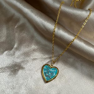 Handgeschilderde Vincent van Gogh-ketting met amandelbloesem