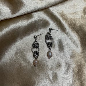 Oberon Chainmail Earrings