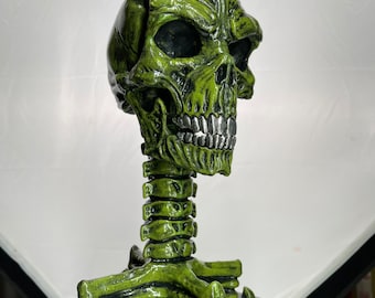 Monster Targets "Green Hell" Demon Skull!           [Skin and Realistic Bone Structure]