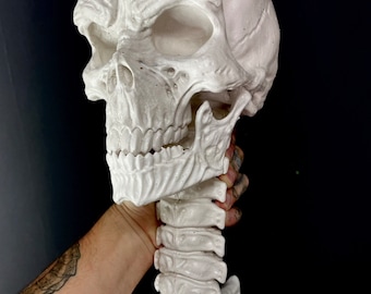 Monster Targets (UNPAINTED) Demon Skull!                                  [Realistic Bone Structure]