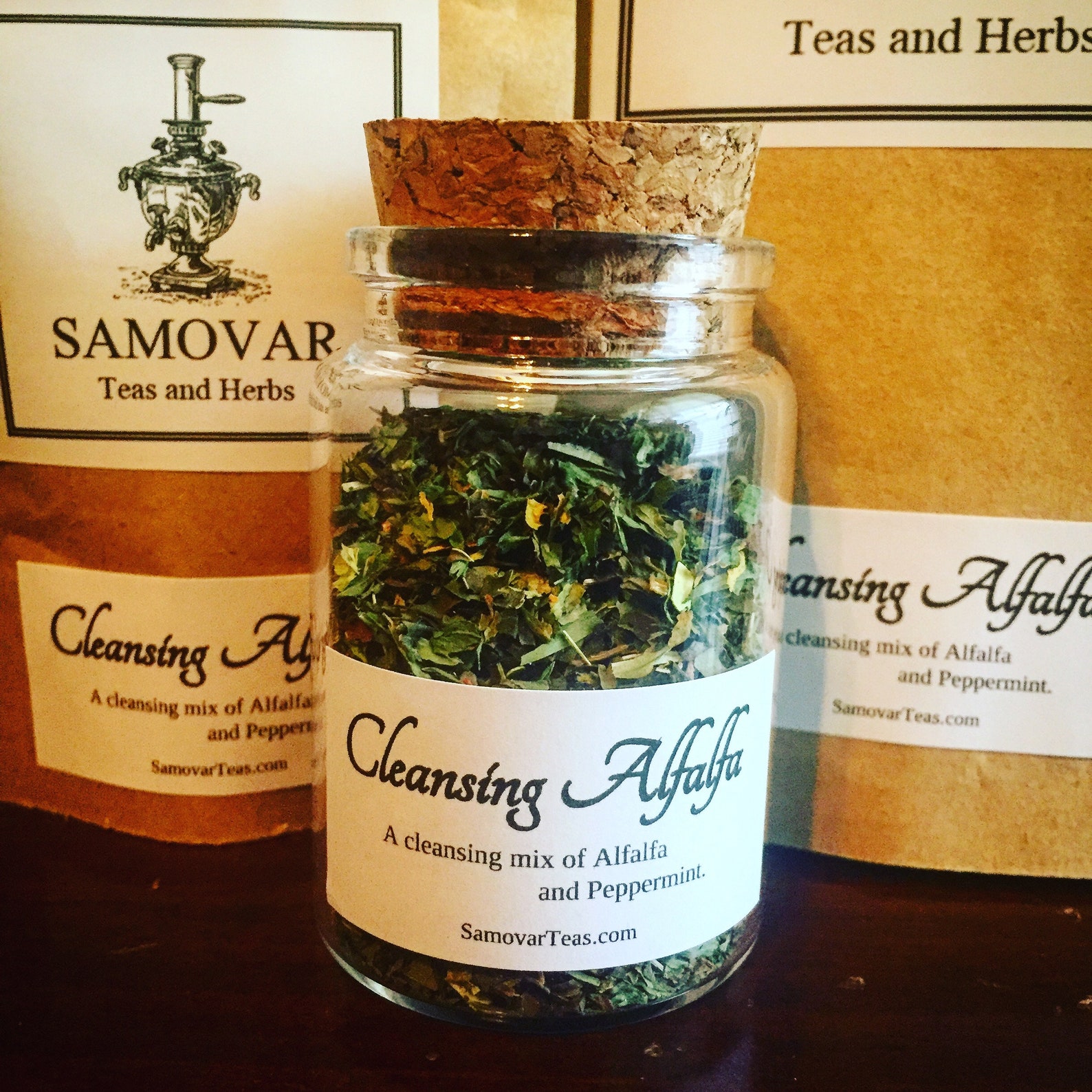 Cleansing Alfalfa Tea Detox Tea Peppermint Tea Herbal Etsy