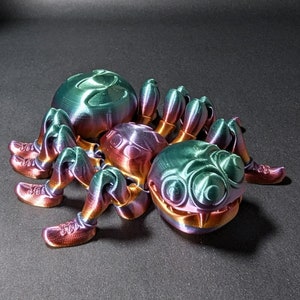 Articulated Spider | Spider Sensory Toy | 3 Sizes Available | Made to Order